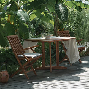 Modern Wholesale Garden Restaurant <strong>Teak</strong> Wood <strong>Dining</strong> <strong>Table</strong> Square <strong>Table</strong> - Product Image 5
