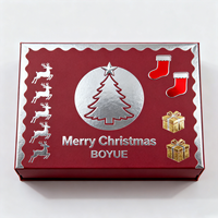 Caja de Embalaje Rígida de Lujo Personalizada con Tirador para Productos de Cuidado de la Piel, Perfumes y Sets de Regalo Navideños