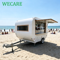 Wecare Street Mobile Kitchen Mini Food Truck Coffee Ice Cream Carritos Foodtruck Popcorn Hot Dog Cart Catering Food Trailer
