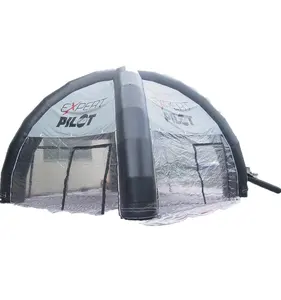 Fire resistant inflatable dome tent for party event, waterproof inflatable tent