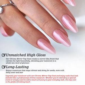 KODIES GEL Capa Superior Efecto Espejo Cromado para Polvo <span class=keywords><strong>de</strong></span> <span class=keywords><strong>Uñas</strong></span> Cromado, Gel <span class=keywords><strong>UV</strong></span> Ecológico No Tóxico <span class=keywords><strong>de</strong></span> Secado Rápido 1KG 1000ML Transparente Sin Limpieza - Product Image 6