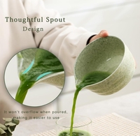 Ensemble Matcha personnalisé avec boîte cadeau et logo 4 pièces d'accessoires Matcha comprenant une cuillère à thé Chasen en bambou Support traditionnel pour bol et fouet