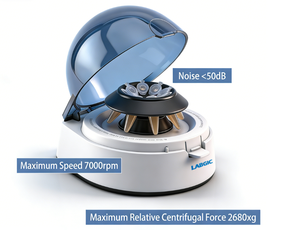 Mini <span class=keywords><strong>centrifugeuse</strong></span> clinique portable de laboratoire L-CMP7 de haute qualité, 2680xg RCF max, dispositif médical - Product Image 2