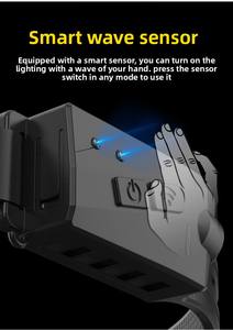 Promotion : Phare LED 6V avec fonction d'induction par ondes, indice de protection IP65, faisceau réglable jusqu'à 50 m, lampe de <span class=keywords><strong>camping</strong></span> portable pour voiture - Product Image 2