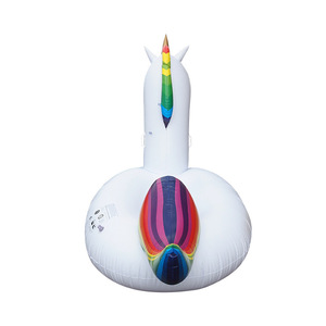 Trong kho dành cho người lớn kích thước xách tay Inflatable Unicorn Ride-on Đồ chơi hồ bơi nổi cho mùa hè chơi - Product Image 4