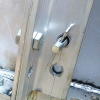 Accessoires de coffrage en aluminium Hubei ADTO Construction en béton formant la goupille de cale de cravate plate de mur