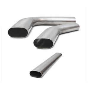 ท่อสแตนเลสแบบรีดเย็นไร้รอยต่อขัดเงา SS 210 304 316 409 430 รูปทรงแบนรี สำหรับราวบันได - Product Image 4