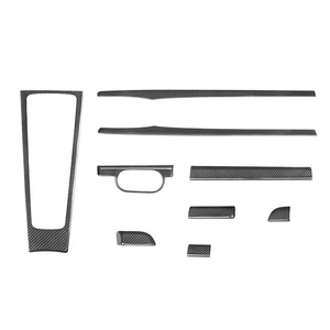 991 <span class=keywords><strong>718</strong></span> 981 982  Garniture intérieure de voiture en fibre de carbone sèche pour le tableau de bord central - Product Image 1