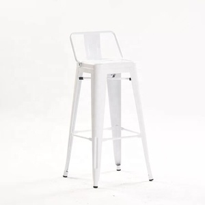 Sedia in Ferro Moderna per Esterni, Giardino, Campeggio, Bar Mobile, Impilabile, Arredamento per Sala da Pranzo, Ristorante, <span class=keywords><strong>Cucina</strong></span> e Hotel - Product Image 5