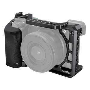 <span class=keywords><strong>Cage</strong></span> <span class=keywords><strong>Smallrig</strong></span> avec poignée en silicone et sabot froid pour Sony A6100, A6300, A6400 -3164 - Product Image 1