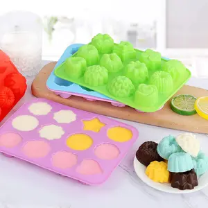 Siliconen Bloem Cake Mallen, Usse Bakplaten Voor Chocolade Snoep Jelly Ice Cube Muffin Pudding