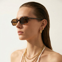 Lunettes de soleil carrées personnalisées pour femmes avec logo sur mesure – Tendance PC