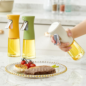 Oil Spray Bottle Glass Olive Oil Atomizing <b>Sprayer</b> Kitchen Cooking Tool Air Fryer Use - Product Image 1