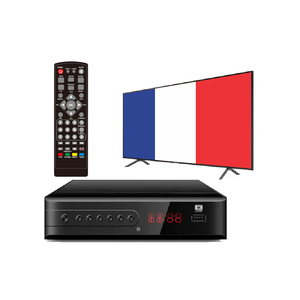 Black HD TNT Decoder DTT Digital Receiver Set-top Box UHD 4K 10bit HEVC H.265 DVB-T2 AC4 Set Top Box