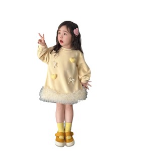 Sweet Ice Cream Baby Girls Sweatshirt Dress With Tutu Skirt Breathable Spring Autumn Fashion Princess Dress 2026 - Product Image 5