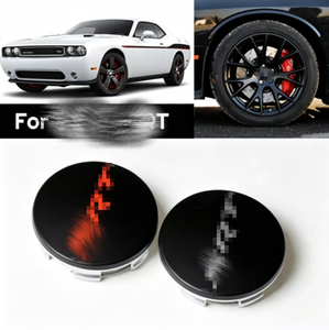 Cache-moyeux de roue ABS 63 mm compatibles Dodge Challenger Chrysler 300 Journey Caliber Caravan, couvercles centraux de jante à clipser de remplacement - Product Image 6