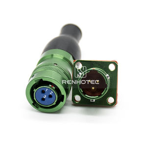 Conector hembra Y50X de 3 pines, acoplamiento de bayoneta macho, serie Y50, conectores Mil-Spec, 1 par - Product Image 5