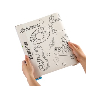 Bán buôn 2024 Toddler mầm non vẽ đồ chơi Set Poster giấy màu CuộN bé graffiti điền Scroll cho canvas sơn - Product Image 6