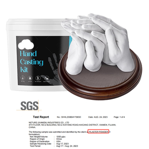 Bé Đúc Kit 3D Thạch Cao Trẻ Sơ Sinh Dấu Vân Tay Và Dấu Chân Vật Kỷ Niệm Bé 3d Đúc Kit Khung - Product Image 2