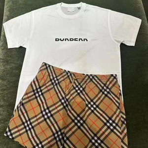 Ensemble décontracté 2 pièces pour homme (T-shirt et short) 100 % coton, motif imprimé et brodé – Vente en gros et dropshipping disponibles - Product Image 1