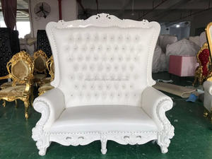 Chaises de mariage King thrones causeuse canapé blanc <span class=keywords><strong>à</strong></span> vendre - Product Image 5