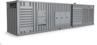 Groupe électrogène au gaz naturel 16V4000 2000KW 50Hz 16 cylindres 1500/1600 tr/min 3 phases 17000kg 220V 230V 380V Stamford Châssis ouvert Silencieux