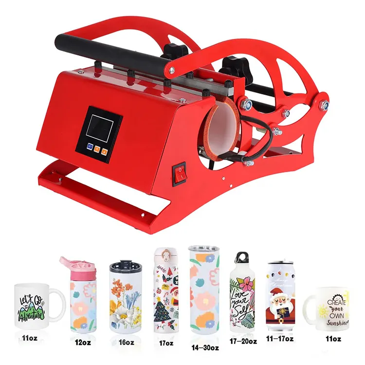 Nouvelle annonce 12 16 20 30 Oz gobelet tasse Sublimation presse à chaud impression transfert gobelets machines