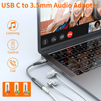 USB Type C à 3.5mm Femelle Casque Audio Jack Adaptateur Aux Audio Dongle Câble Cordon