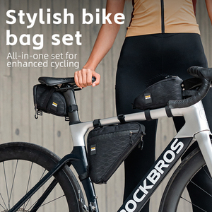 ROCKBROS-sacoche triangulaire pour selle de vélo de route, 3 en 1 - Product Image 6