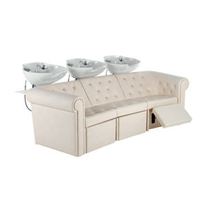 เก้าอี้สระผมและสปาอุปกรณ์สำหรับร้านทำผมห่วงสีทองแชมพูหน่วยซักผ้าด้านหลัง - Product Image 5