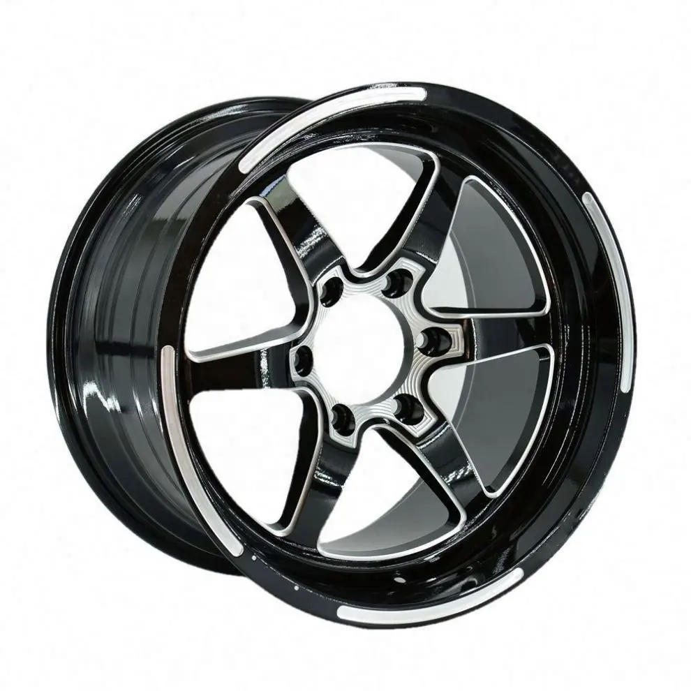 High Profile Design 18X9.5 18X10.5 Inch Black Machine Lip Et 25/30 Deep Concave 4X4 Offroad Alloy Wheels