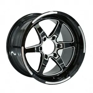 Design ad alto profilo 18 x9.5 18 x10.5 pollici Black Machine Lip Et 25/30 Deep Concave 4 x4 cerchi in lega fuoristrada