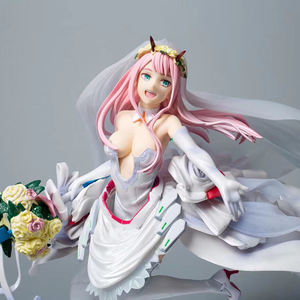 Nuevo producto de PVC de alta calidad <span class=keywords><strong>Darling</strong></span> in the Franxx sexy vestido de novia flor Cosplay modelo Anime figura personaje de dibujos animados - Product Image 3