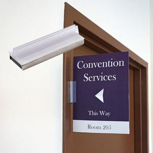 Pvc <b>Clear</b> Plastic Sleeve Wall Gondola Sign Holder with Magnetic Base - Product Image 6