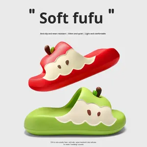 Estate donna mandarino anatra mela Cartoon sandali rosa blu antiscivolo da bagno all'aperto stile Internet per pantofole - Product Image 6