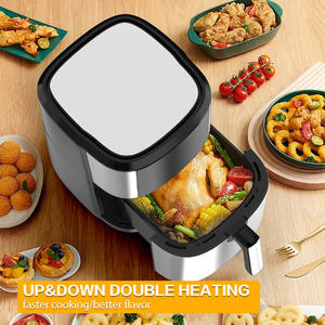 <span class=keywords><strong>2025</strong></span> Haushalts elektrische Luft fritte use Heiß verkauf 6L 7L 8L Kapazitäten Großhandel Günstige anpassbare quadratische Form - Product Image 2