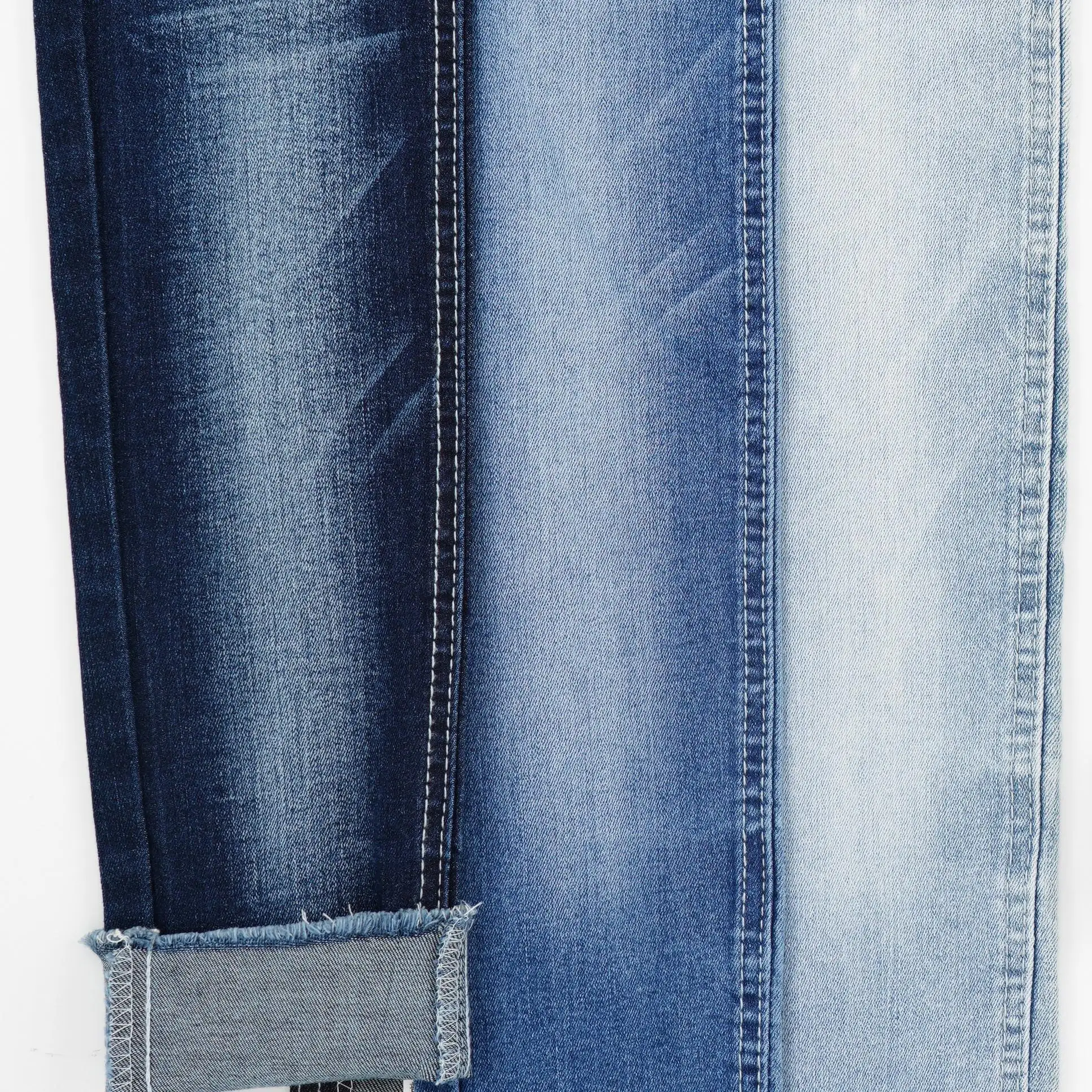 9.4oz S/S season jeans fabric collections Include high stretch & Stronger recovery fabric jeans wholesale washed denim fabric