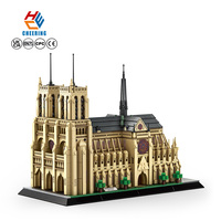 Wange 5210, Bloques de Construcción de la Catedral de Notre Dame de París, Modelo de Bloques para Niños, Unisex, Juego de Bloques de Construcción Educativos de Plástico
