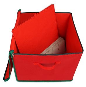 Custom Reusable Holidays Sundries Storage Bins <b>Heavy</b> <b>Duty</b> Foldable Christmas Ball Storage <b>Box</b> - Product Image 6