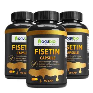 Aogubio suplemen kesehatan 98% kapsul Fisetin 500mg OEM Vegan Fisetin Capsules - Product Image 4