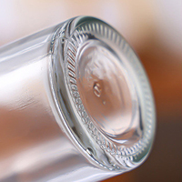 Glas-Lotionspumpflasche 20ml 30ml 40ml 50ml 60ml 80ml 100ml Schraubverschluss Zylinderform in Transparent und Matt