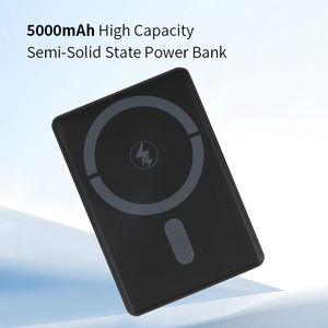 Cargador Portátil, Batería <span class=keywords><strong>Externa</strong></span> para Teléfonos Móviles, Tipo C, Carga Inalámbrica, Banco de Energía de Estado Semisólido, 5000 mAh - Product Image 2