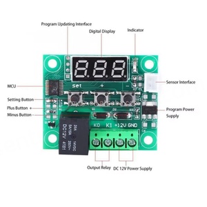 Contrôleur de température numérique haute précision XH-W1209 DC 12V avec affichage numérique et interrupteur de contrôle W1209 - Product Image 3