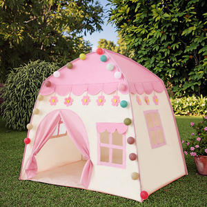 Groothandel Indoor/Outdoor Opvouwbare Speelgoed <span class=keywords><strong>Tent</strong></span> Voor Kinderen Baby Speelgoed Huis Meisje Kleuterschool Speeltent Gemaakt Oxford Polyester Nylon - Product Image 4