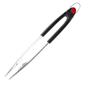 Pinzas de resorte para barbacoa de silicona de acero inoxidable de lujo con sistema de bloqueo Pinzas de servicio de alimentos ecológicas para caja de cocina casera de 48 - Product Image 1