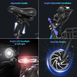 リッドスターEバイク 26インチ 48V 20ah 電動配達バイク ファットタイヤ電動シティバイク リチウムバッテリー電動自転車 大人用 - Product Image 3