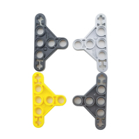 Connecteur de poutre mécanique triangulaire en ABS de qualité supérieure, multicolore, pièces de rechange pour blocs de construction MOC n° 99773
