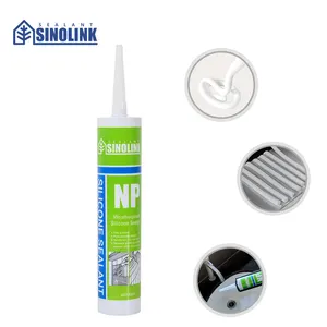 SINOLINK GP Colored Ceramic Tile Caulk General Purpose Bathroom Water Resistant Silicone Glass Sealant Suppliers