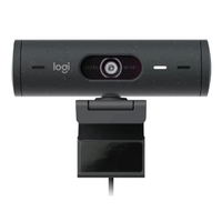 Logitech Brio 505 HD Webcam 1080P Kamera Video Panggilan Layar Lebar Rekaman Kamera Web Mini Kamera Webcam untuk PC Kamera Web