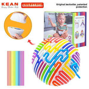Jouet sensoriel anti-stress en silicone, balle d'activité, puzzle, pour l'entraînement à la réduction de l'anxiété, produit transfrontalier très vendu - Product Image 2